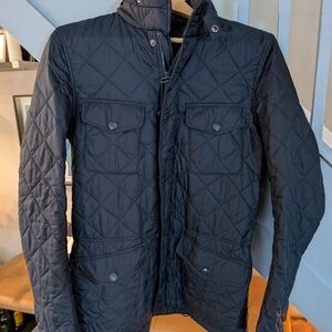 Men's Black Quilted Jacket